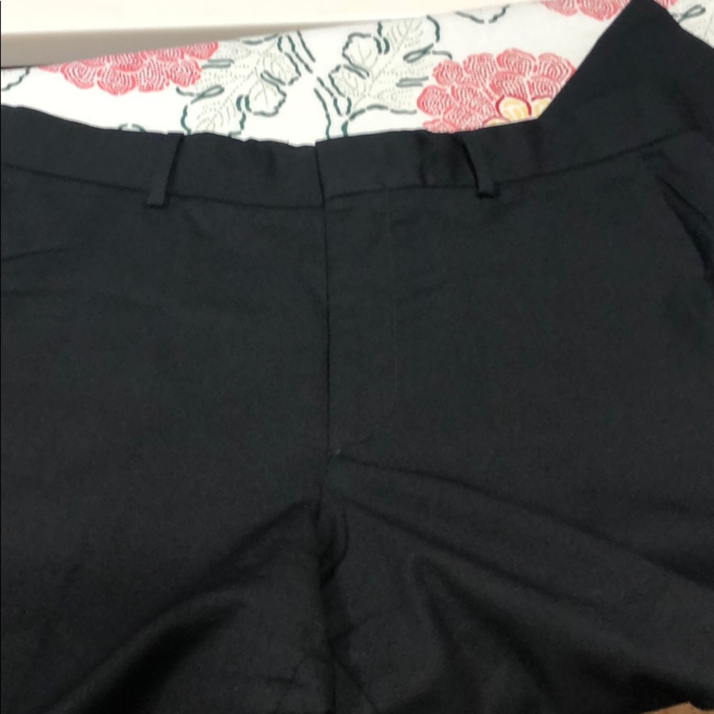 Banana Republic Black flat front pants 34/33 slack